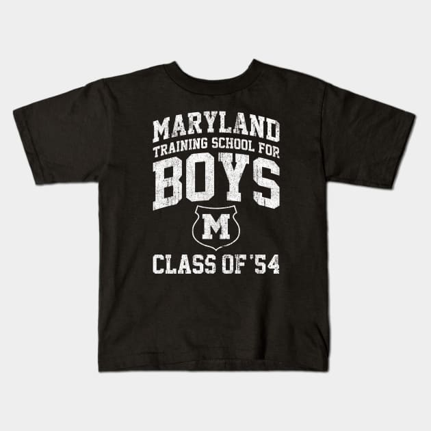 Maryland Training School For Boys Class of 54 (Cry-Baby) Kids T-Shirt by huckblade